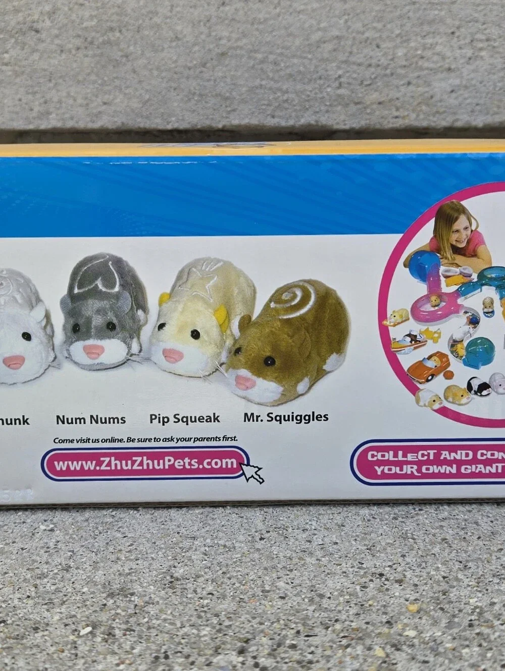 Zhu Zhu Pets Hamster Friends 3 Special Collect Mr. Squiggles, Chunk, Pipsqueak
